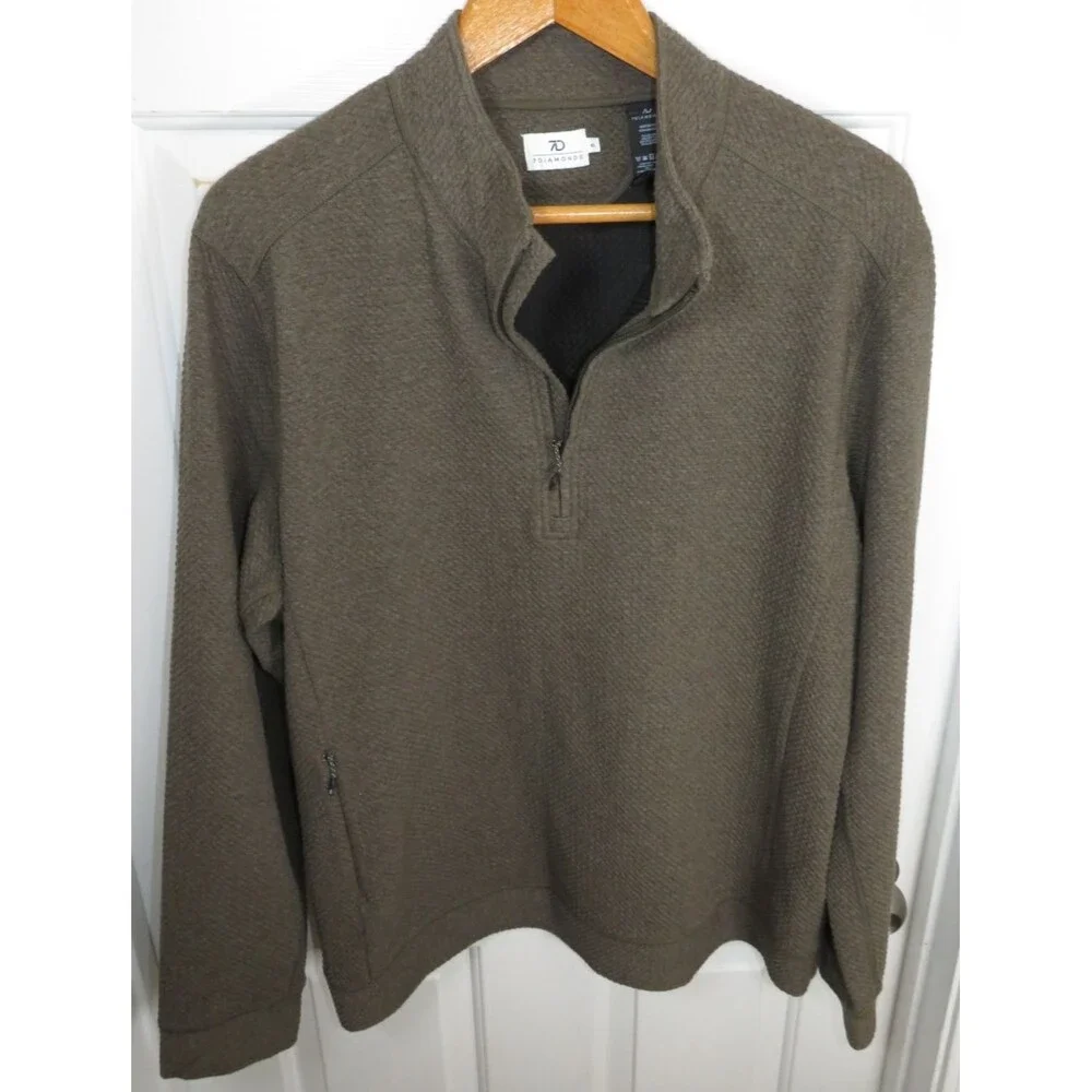 7 Diamonds Restoration Performance 1/4 Zip Pullover RSPV-1016 Men Size XL